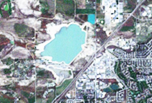 R, G, B composite of Landsat at 30m